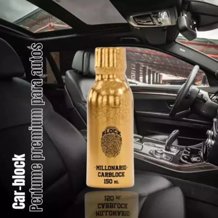 CARBLOCK PERFUME PARA AUTO AROMA MILLONARIO