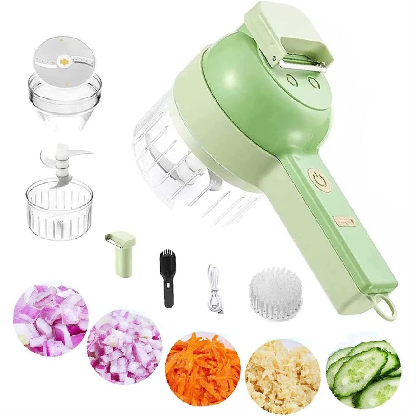 PICADORA ELECTRICA D/MANO D/VEGETALES Y DE CARNE 2 EN 1