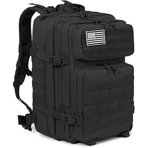 MOCHILA TACTICA COLOR NEGRO, GRIS ,Y VERDE CAMUFLAJE 50L